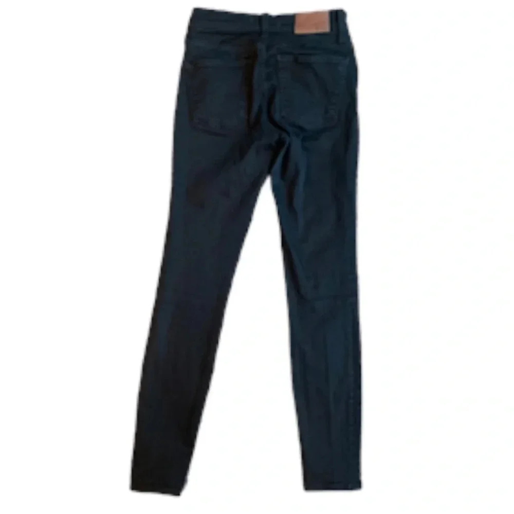 Madewell Black 8" Skinny Crop Jeans Women’s Size 24 in Carbondale - Picture 3 of 8